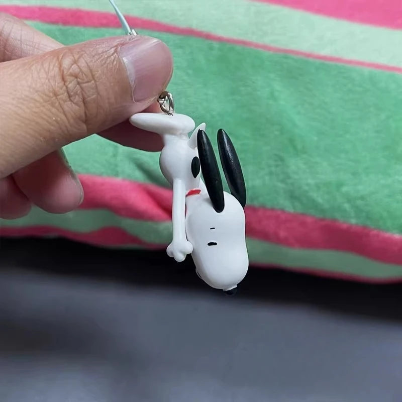 Anime Snoopy Action Figures Rock Party Flying Chapter Blind Box Toy Balloon Pendant Collection Decoration  Gifts