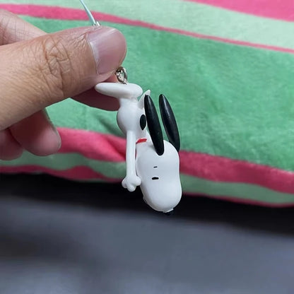 Anime Snoopy Action Figures Rock Party Flying Chapter Blind Box Toy Balloon Pendant Collection Decoration  Gifts
