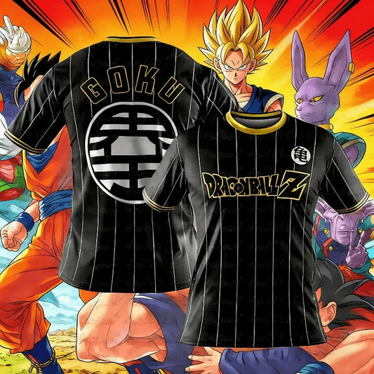 Dragon Ball T Shirt Kids Tops Tee Anime Figures Son Goku Super Saiyan T-shirt Boys T-shirts Children Clothes Summer Short Sleeve