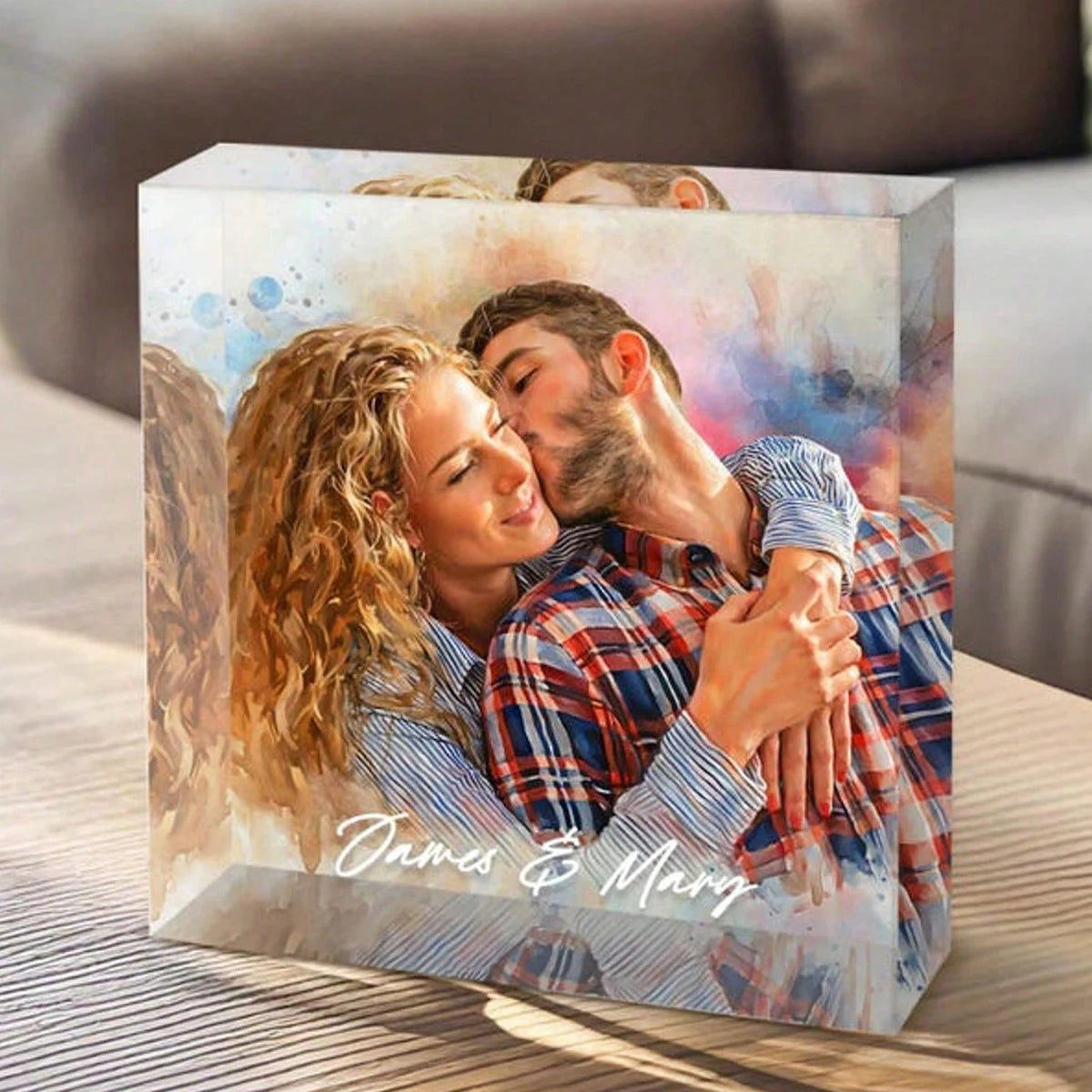 Customized Acrylic Photos, Personalized Photo Frames, Photo Gifts, Ideal Gifts, Suitable for Weddings, Anniversaries, Family Pho