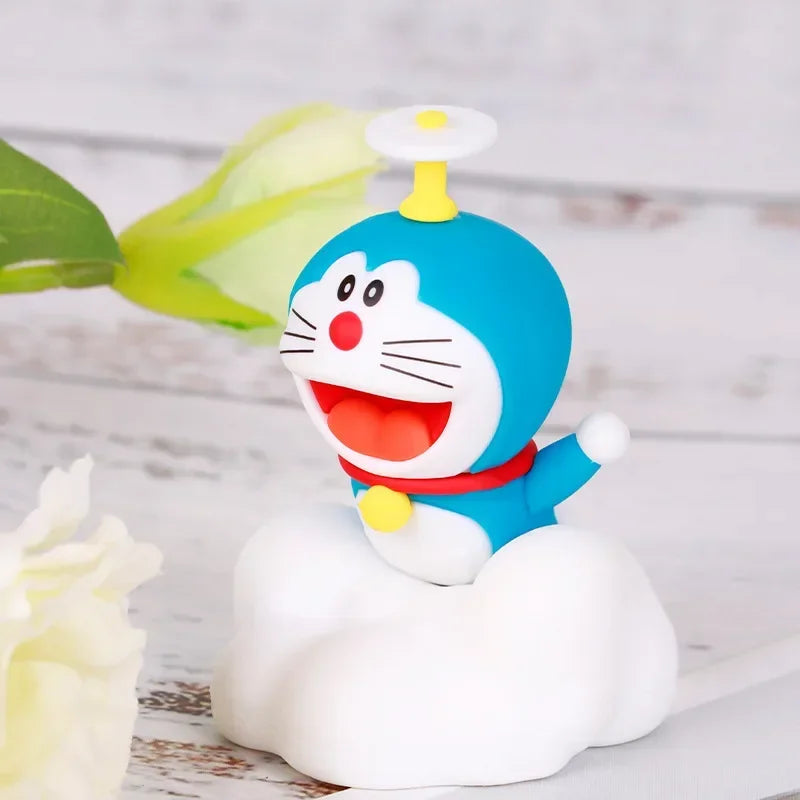 Doraemon Night Tour Starry Sky Series Anime Figure Model Toys Car Ornament Cartoon Desktop Decor Kawaii Doll Birthday Gift