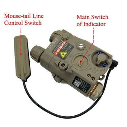 PEQ15 Red Green Dot IR Laser Sight UHP Weapon Gun Light Tactical LED Flashlight White Scout Lamp Outdoor Hunting Fit 20MM Rail