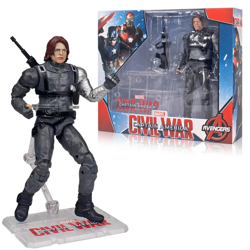 Zhongdong Marvel Avengers Super Heroes Action Figure Collectible Model Statue Desktop Decoration For Adult Marvel Fans