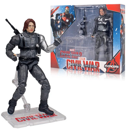Zhongdong Marvel Avengers Super Heroes Action Figure Collectible Model Statue Desktop Decoration For Adult Marvel Fans