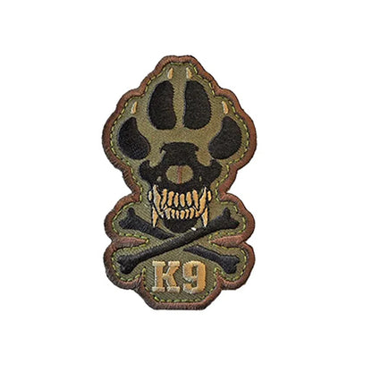 K9 Working Dog SAR Infrared IR Reflective Patch Rescue Dogs Embroidery Patches Tactical PVC Rubber Luminous Badges For Clothing