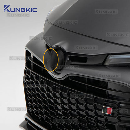 For Toyota GR Corolla 2023-2025 Car Front Emblem Pre Cut Dark Smoked TPU PPF Protection Film Anti-scratch Exterior Accessories