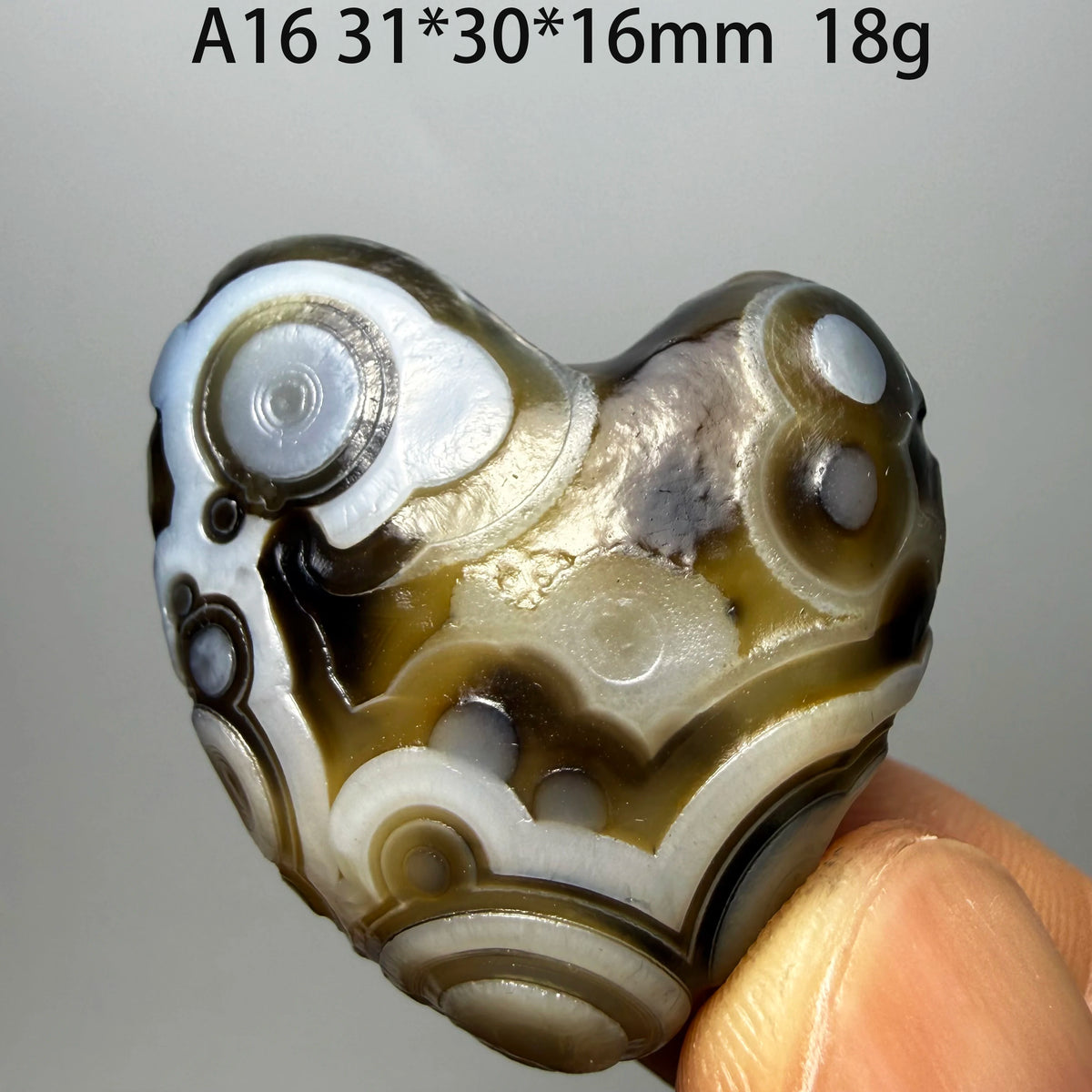 Natural Sardonyx Agate Alxa Gobi Eye Mineral Specimen Energy Crystal Chakra Reiki Healing Stone for Garden Home Decor  A4-2-24