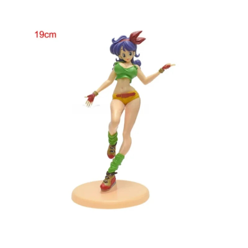 DBZ Anime Figurine Android Launch Bulma Camouflage Kawaii Sexy Bunny Girl VC Action Figures Model Collectible Toys