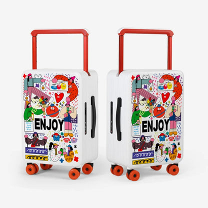 KLQDZMS Luggage High Quality 20"24"26 Inch Boarding Box Large Capacity Trolley Case Students Password Box Women's Suitcase