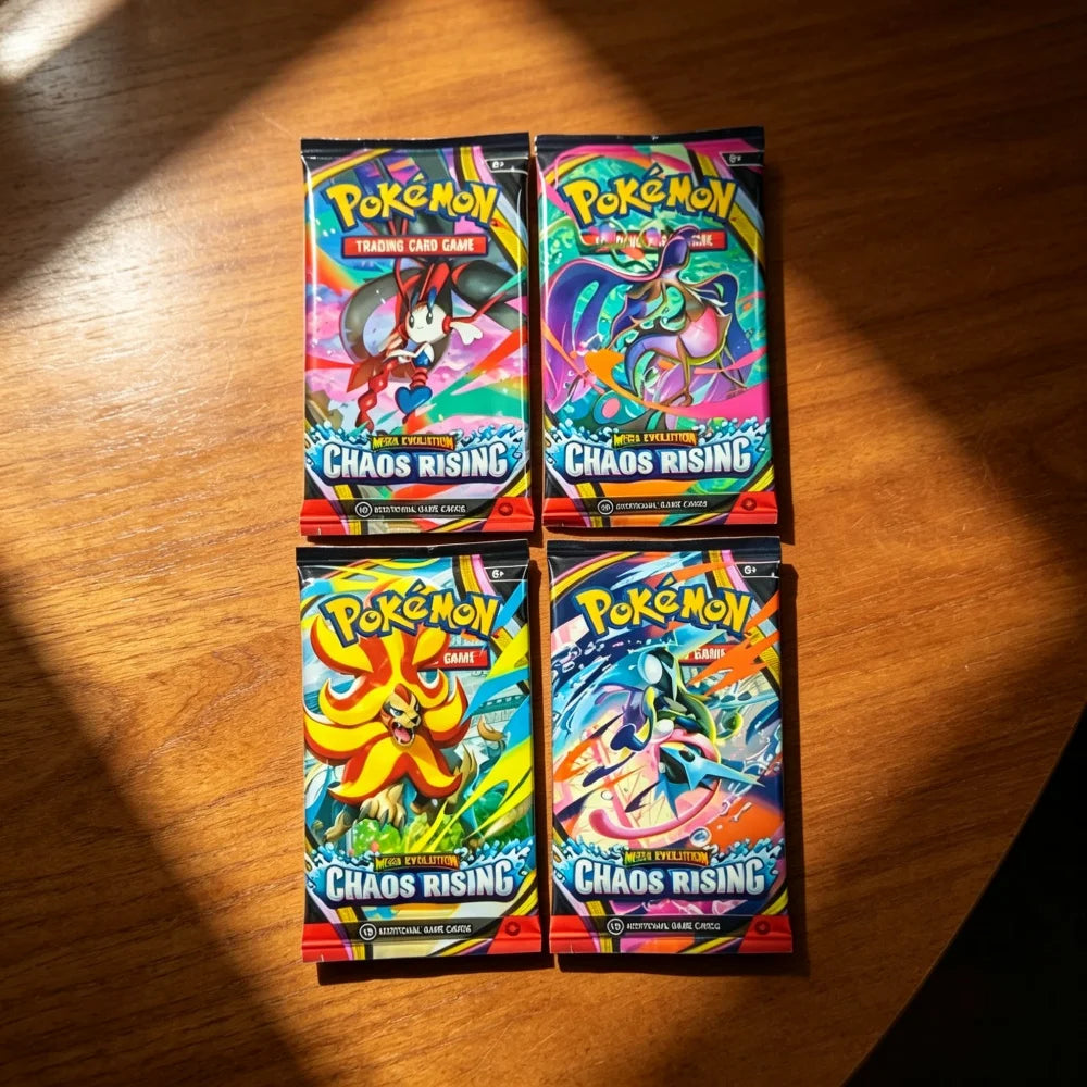 USA English Pokémon Card MEGA EVOLUTION Ascended Heroes Phantasmal Flames English Booster Battle Card Trading Game Card Gift Toy