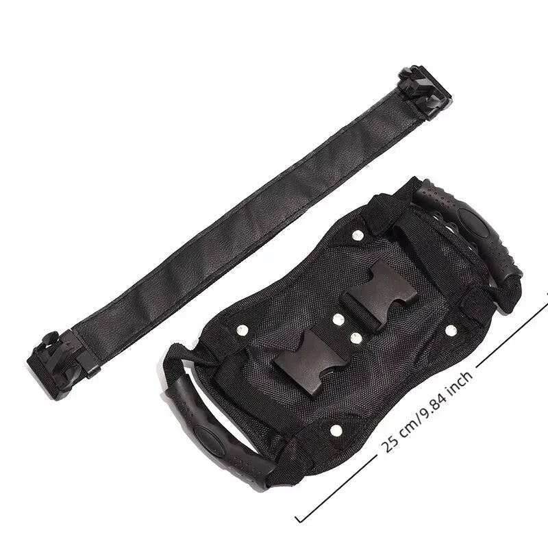 Adjustable Motorcycle Rear Seat Armrests Anti-Slip Handles Safety for Travel on Beach Snowmobiles Electric Scooter Accessories