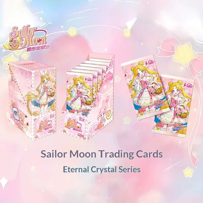 Genuine Sailor Moon 4th Series Collectible Cards Classic Mica Pendant Starlight Enamel Anime Cards for Anime Trading Card