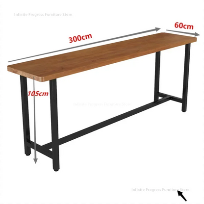 Bistro High Bar Tables Restaurant Home Coffee Alcohol Bar Table Cocktail Counter Reception Desk Furniture Muebles De Cocina FYBT