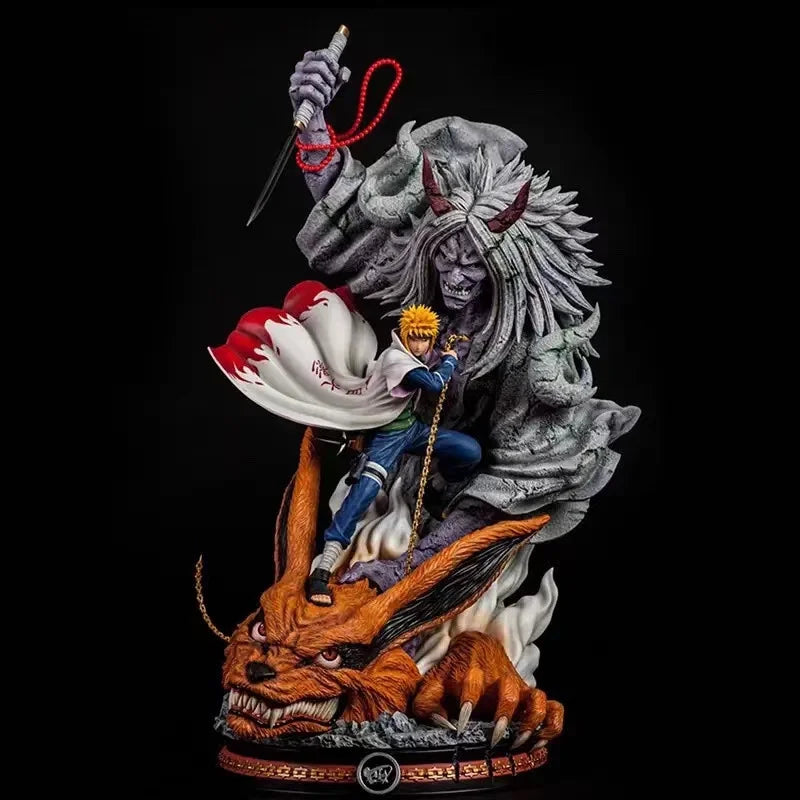 24cm Anime Naruto Namikaze Action Figure Naruto Statue Pvc Collectible Model Doll Toys Gift