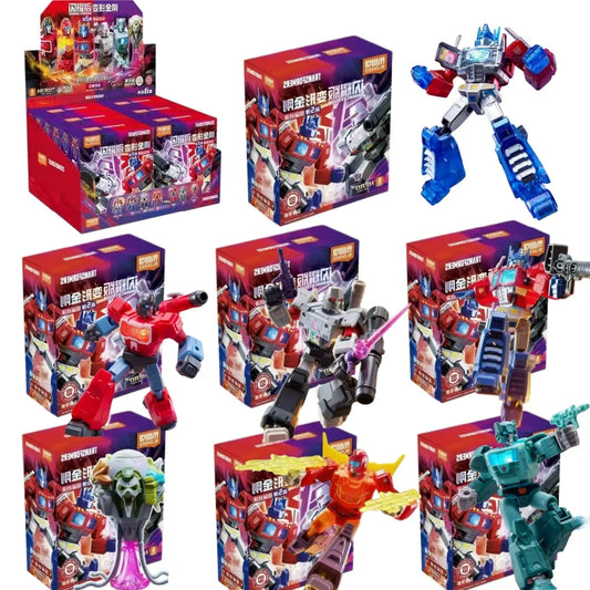 Blokees Transformers Shining 04 & 05 Eternal Rivalry Blind Box Assembled Model Kit Optimus Megatron Collectible Figurine Desk