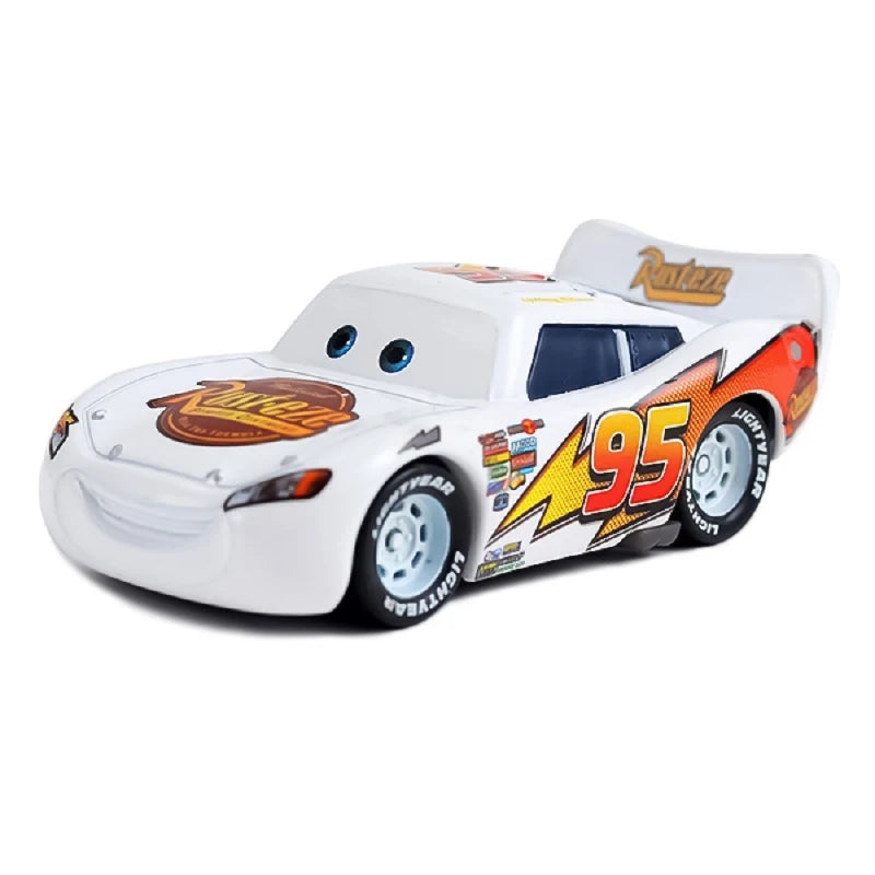 Pixar Cars 3 Lightning McQueen Jackson Storm Anime Cartoon Characters Alloy Diecast Model Toy Cars Fire Engine Children's Gifts
