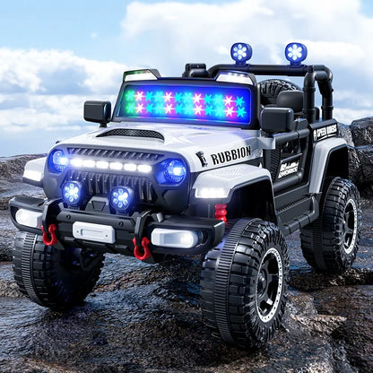 1-6-Year-Old Children's Four-Wheel Drive Electric Remote Control For Seated Off-Road Vehicles With Swing, Music And Light