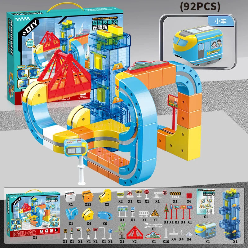 Magnetic Suspension Track Train Lifting Anti-gravity DIY Assembly Lift Railway Car 2026 New Educational Toys for Children Kids