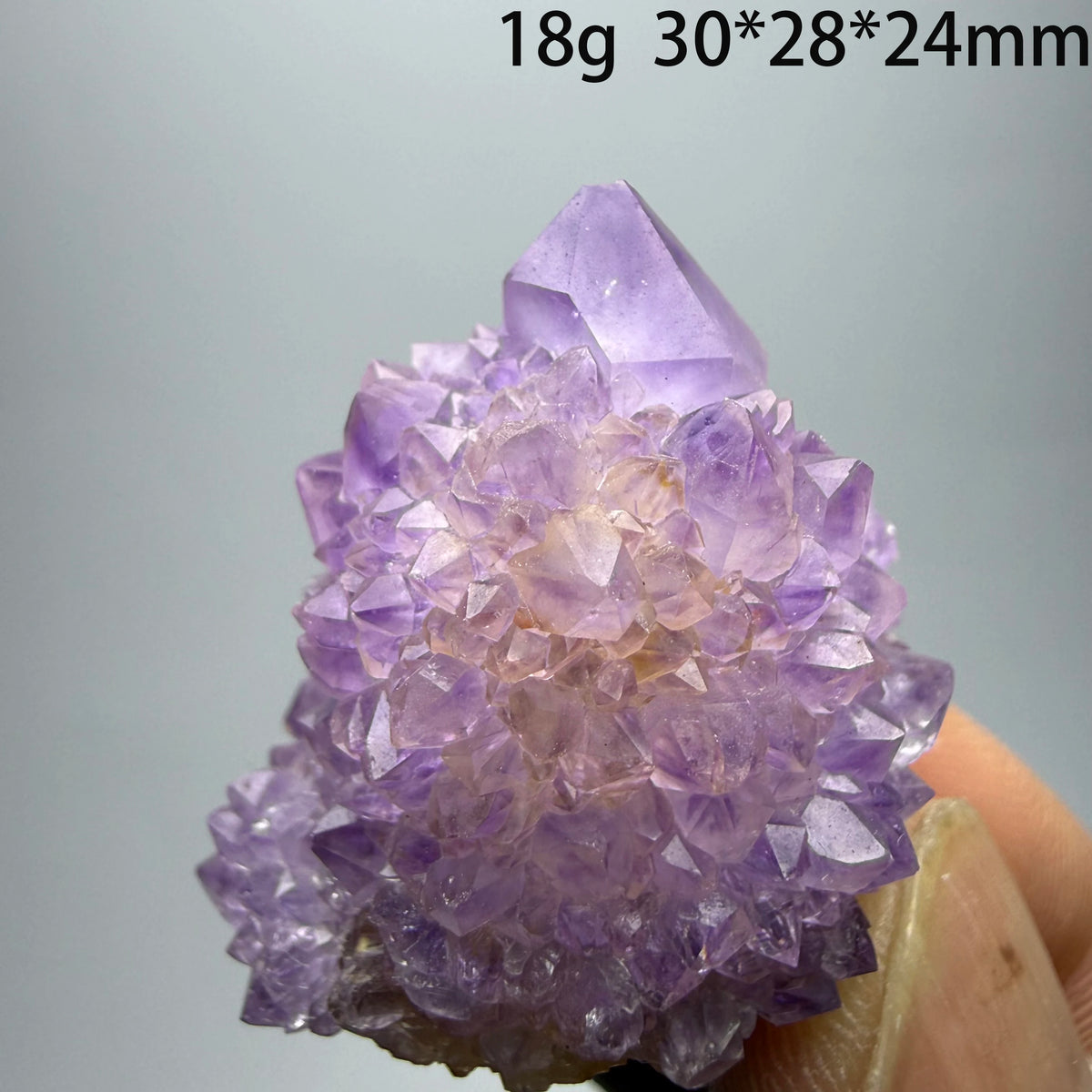 Natural Brazilian Amethyst Cactus Crystal Cluster Purple Quartz Mineral Specimen Home Decoration Healing Crystal Gift A3-1-2