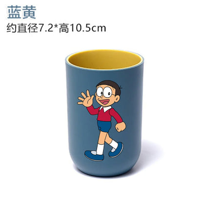 new Doraemons Home Water Cups Cartoon Anime Mouthwash Cup Fashion Large Capacity Toothbrush Cups Breakfast Cup school office Mug