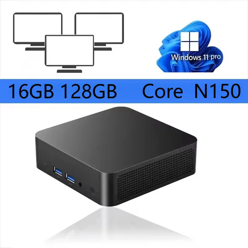 2026 Mini Gaming PC Intel Core i9 10980HK/N150 16GB RAM 1TB SSD WiFi 6 BT5.2 Windows 11 4K Portable Desktop Computer