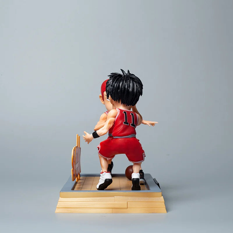 SLAM DUNK Action Figure Anime Sakuragi Hanamichi Rukawa Kaede GK Century High Five Q Version PVC Model Collection Boys Gift Toys
