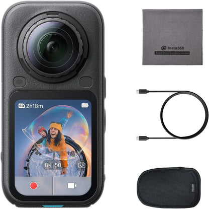Original Insta360 X6 8K 360 Action Camera 1-Inch Sensor FlowState Stabilization AI Auto Editing Waterproof Sports Camera