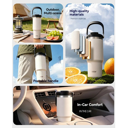 TYESO Coffee Cup Thermos Bottle Stainless Steel Vacuum Thermal Insulated Mug Cold And Hot Travel Mug Vacuum Flask Water Bottle