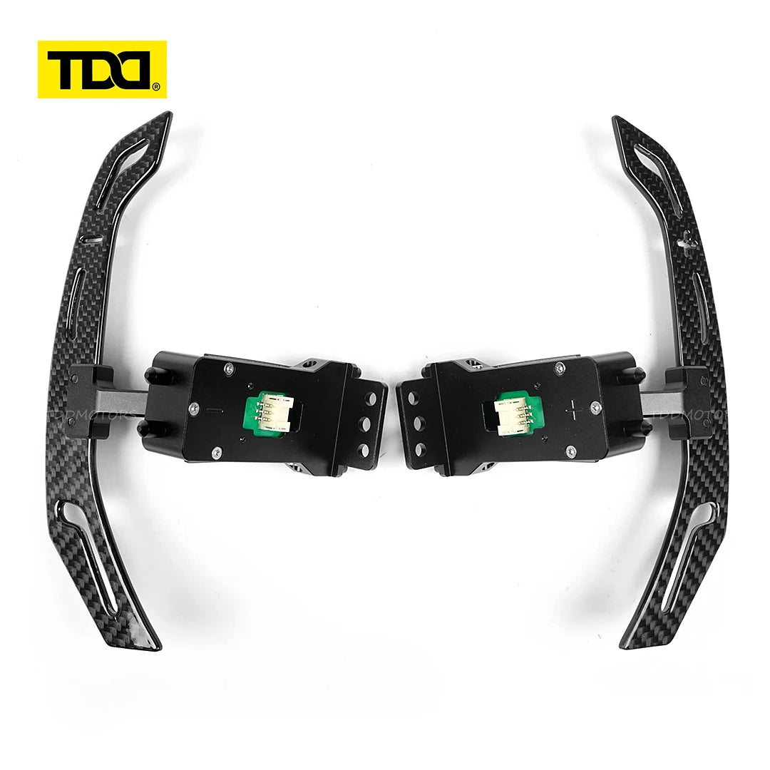 TDD Aluminum Alloy Magnetic Paddle Shifters For Porsche 718 Cayman GT4 991 Panamera 971 911 997 Steering Wheel Shift Paddle
