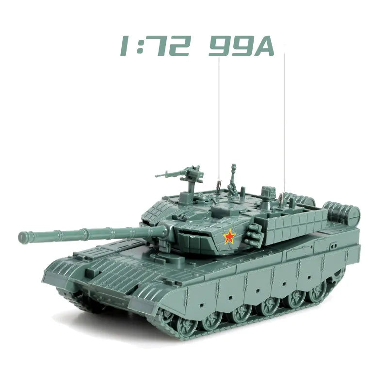 4D 1/72 Tank Assembly Puzzle Model Infantry Fighting Vehicle Military Tractor Artillery Boys' Toys