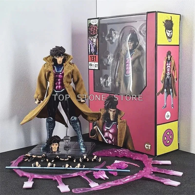 Original Ct Toys Gambit Action Figure Mafex 131 X-Men Wolverine Maf Anime Figurine Model Toy Collectible Doll Ornaments Gifts