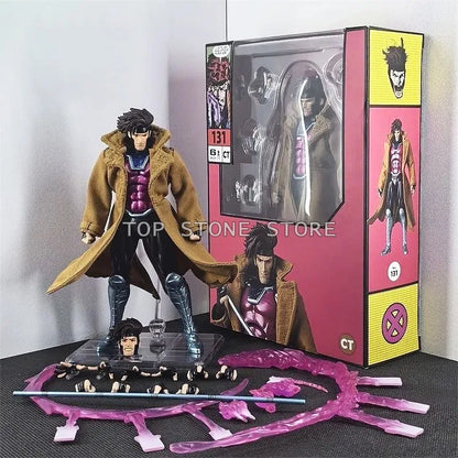 Original Ct Toys Gambit Action Figure Mafex 131 X-Men Wolverine Maf Anime Figurine Model Toy Collectible Doll Ornaments Gifts