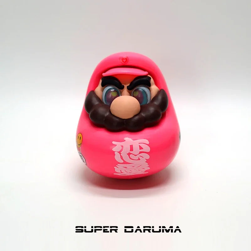 Super Mario, Non Tumbler, Mario, Super Damo, Egg Blind Box, Get Rich, Love, and Luck, Car Desktop Decoration