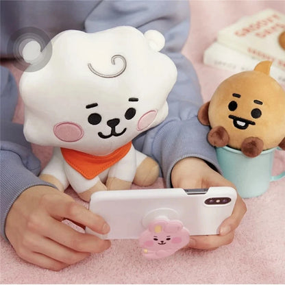 Plush Toy Tata Koay Shooky Mang Cooky Cartoon Animal Backpack Key Mobile Phone Pendant Office Relaxation Toys Friend Gift