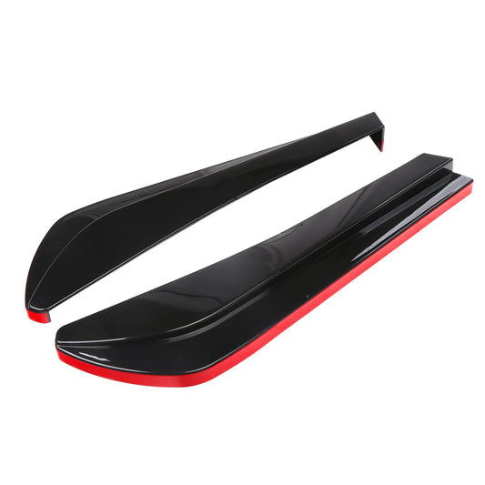 Universal Rear Bumper Splitter Diffuser Spoiler Kit Canard Diffuser Protector Car Exterior Decorations Body Styling Accessories