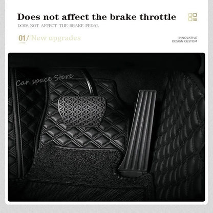 Car Floor Mats for Porsche Macan 2014 2015 2016 2017-2026 Custom Auto Foot Pads Automobile Carpet Cover Interior Accessories