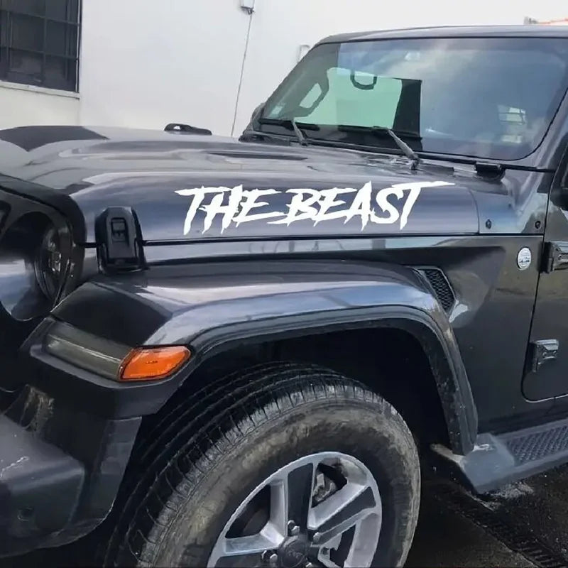 THE BEAST Stickers, For Car,Automobile,Motorbike,Trucks,Windows,Bumper,Waterproof Vinyl Decal