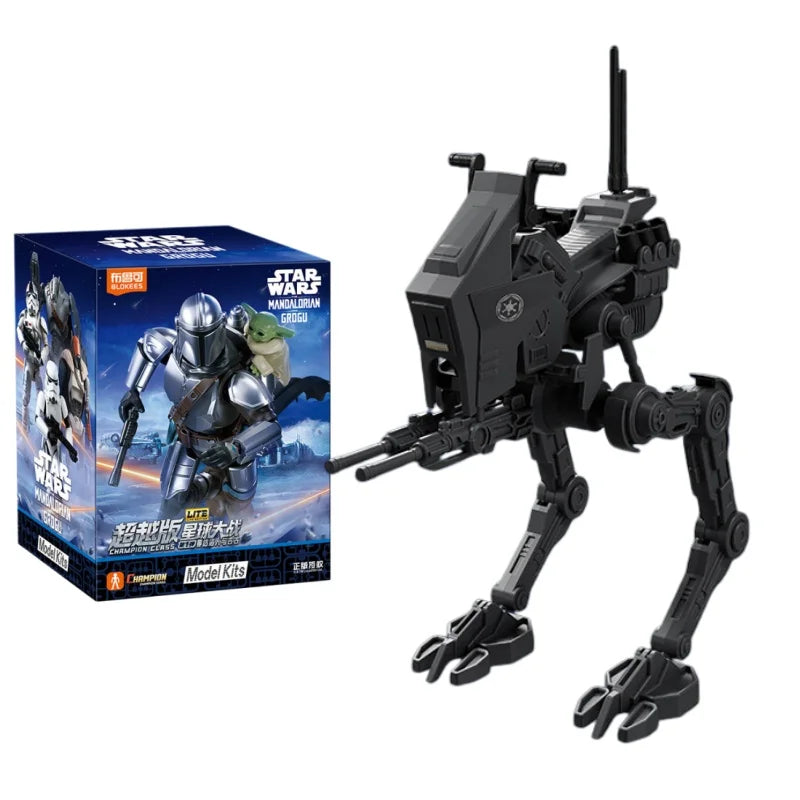 BLOKEES Star Wars Series Brick Figures Beyond Edition The Mandalorian and Grogu Imperial Stormtrooper Assembled Model Toy Gift