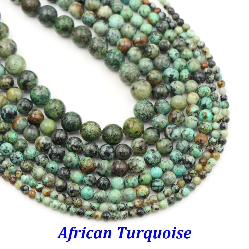 Natural Stone 4 6 8 10mm Round Leopardskin Jaspers Stone Spacer Loose Bead For Jewelry Making DIY Bracelet Needlework Accessorie