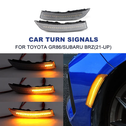 For Subaru BRZ ZD8 Toyota GR86 ZN8 2021 2022 2023 2024 2025 LED Side Marker Light Repeater Lamp Turn Signal Flashing Indicator