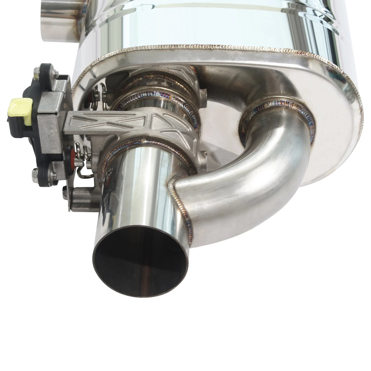 Universal Valved Muffler Kit Center In Dual Out Remote Controller Kit Performance Valved Muffler T Style Electronic Exhaust
