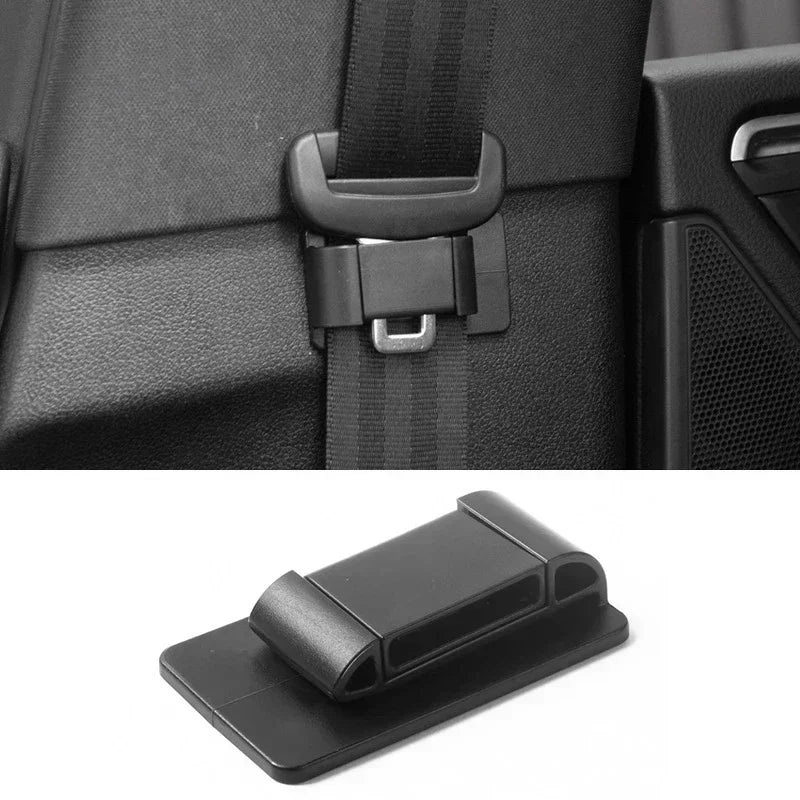 Car Safety Belt Limiter Seat Belt Fixed Buckle Stopper Clip Spacing Limit Adjusting Device SeatBelt Non-slip Buckles Accessories