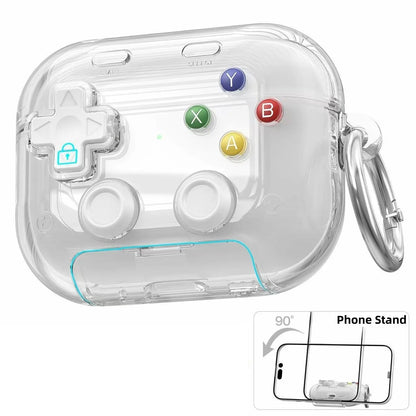 for AirPods Pro 3/Pro 2/Pro/4 Case with Secure Lock Cute 3D Game Player Design Protective Earphone Case Cover for AirPods 4/Pro3