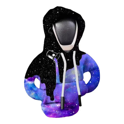 Universal Car Gear Shift Lever Cover Automotive Gear Shift Knob Sweatshirt Cover Vehicles Gear Knob Hoodies Interior Accessories