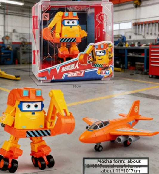 Limited Auldey Super Wings Exclusive Series, Jett Dizzy Carl Sharon Combo Pack, Premium Gift Box  Exquisite Anime Collection Toy