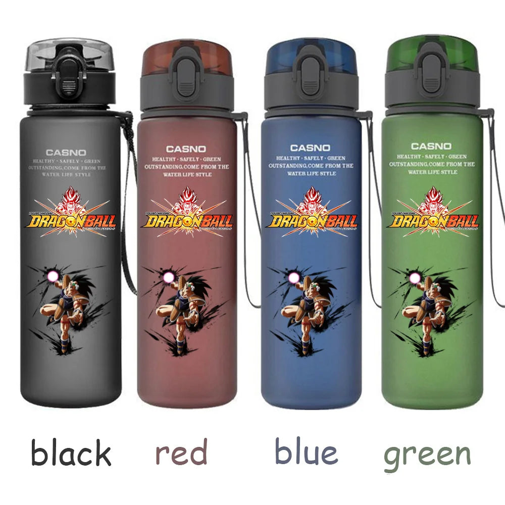 560ML Dragon Ball Water Cup Children Portable Plastic Goku Vegeta Bulma Cartoon Outdoor Large Capacity Sport Water Bottle Gift
