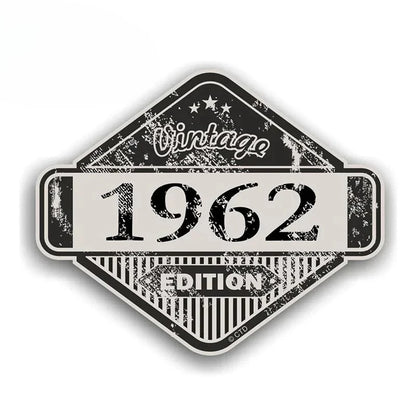 Custom Rusty Patina Aged Vinyl Sticker EARLFAMILY Vintage Car Decal for Window Bumper