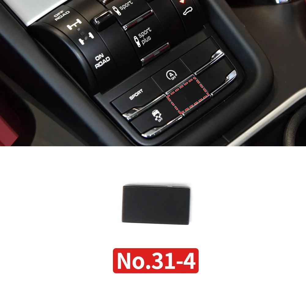 Car Center Console Multi Functional Sport Mode Start Stop Button Vehicle Stability Lane Keeping E-Power for Porsche Cayenne