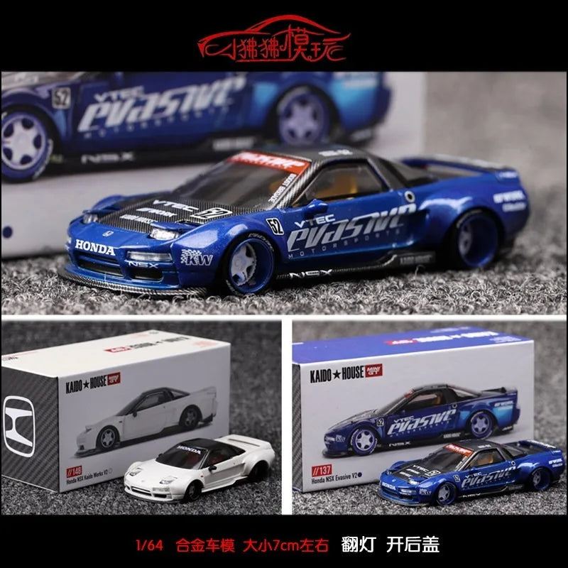 Kaido House MINI GT 1:64 Honda NSX Racing V1 racing alloy car model desktop ornament collection boys' toys