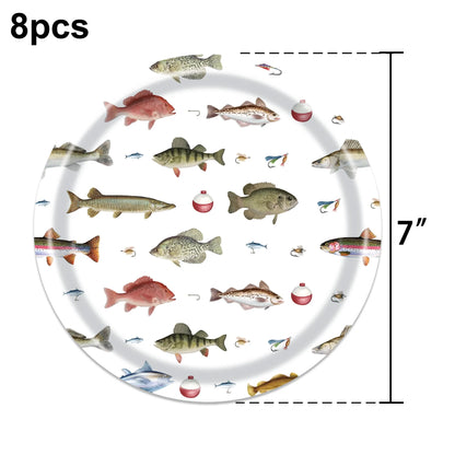 Fish Balloons Realistic Balloons Fishing Birthday Party Decor Cute Inflatable Fish Balloons for Fishing Theme Party Decorations